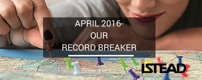 April 2016 – Our Record Breaker! April 2016 – Our Record Breaker!