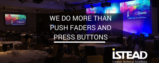 We Do More Than Push Faders and Press Buttons